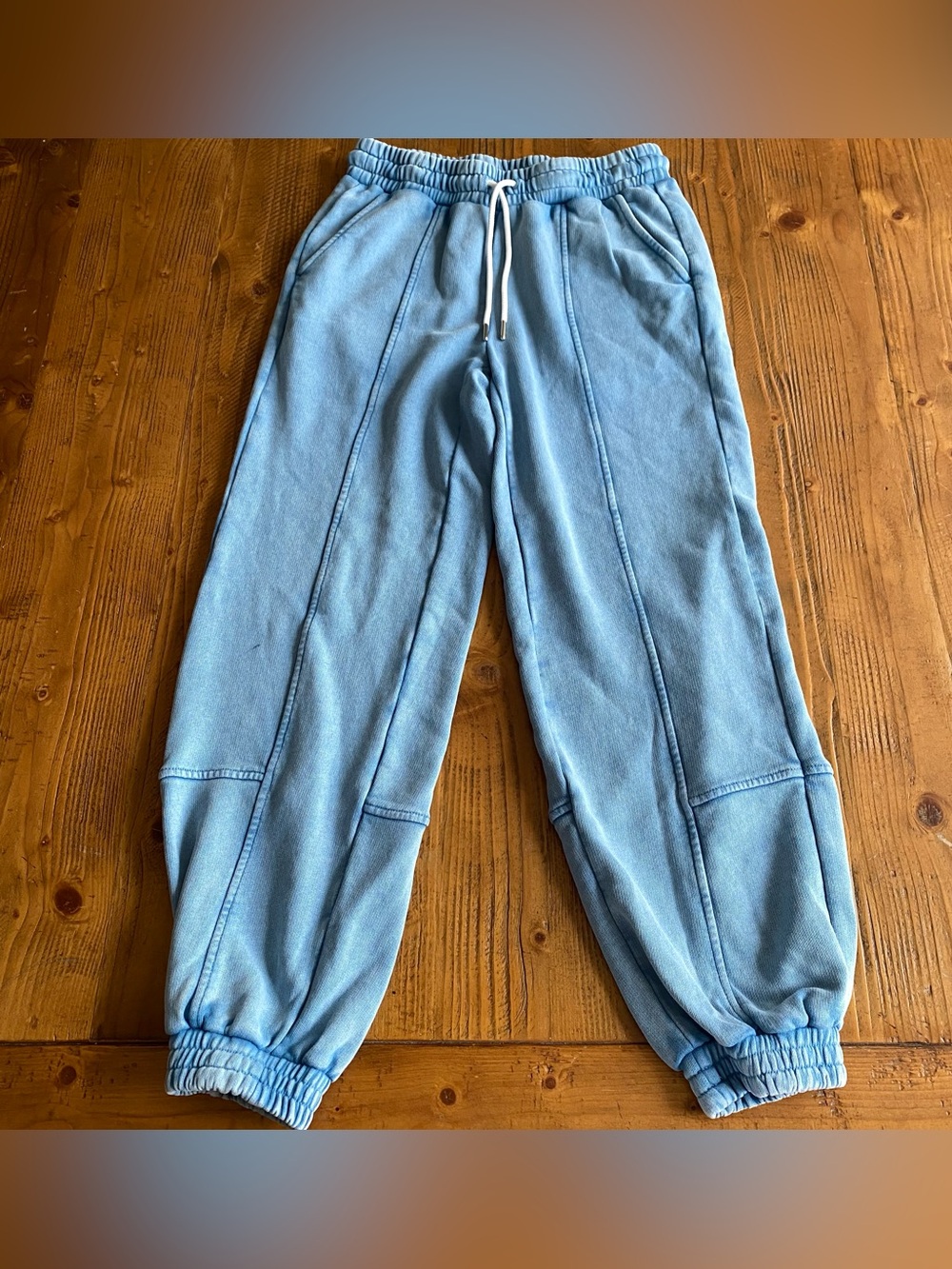 NWOT Lou & Grey Garment Dyed Terrysoft Seamed Joggers